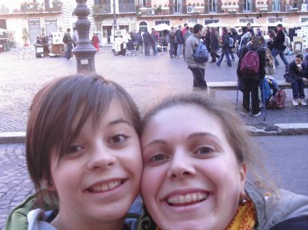 Claire et moi à Rome !!